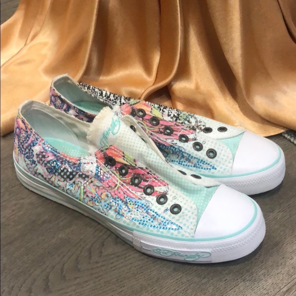 Never been worn - Ed Hardy sneakers (size 9)